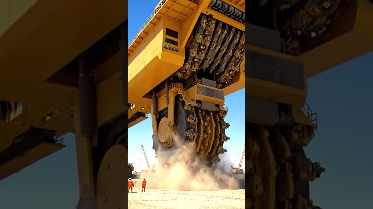 Colossal Futuristic Excavation Machine in Action 🚧 | Ultra-Realistic Desert Mega Project”