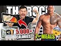 I Ate Like Dwayne THE ROCK Johnson For 24 Hours!! **IMPOSSIBLE EATING DIET CHALLENGE **