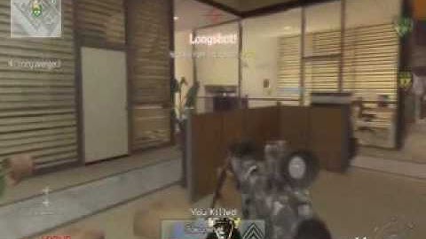 MW2 Amazing 360 No Scope Across Map
