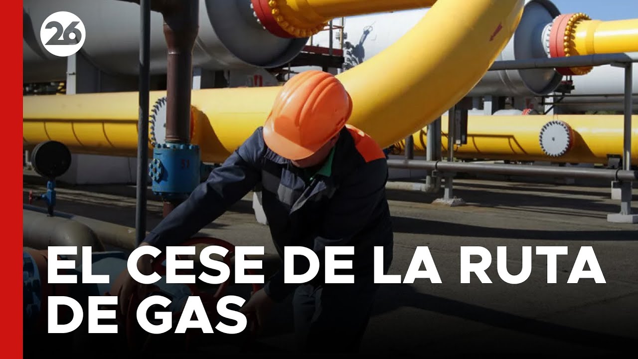 Se interrumpió el suministro de gas ruso a Europa a través de Ucrania ...