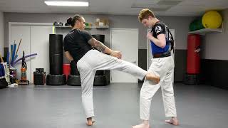 Karate vs Muay Thai Low Kick