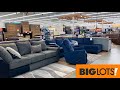 BIG LOTS FURNITURE SOFAS COUCHES ARMCHAIRS COFFEE TABLES SHOP WITH ME SHOPPING STORE WALK THROUGH