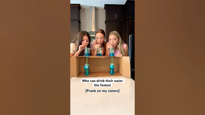 PRANKING my sisters! 🤣👀😜 | Triple Charm #Shorts