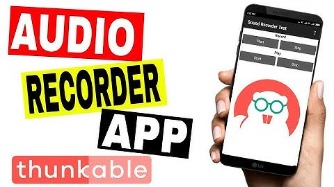 Audio recording App Professional App | by Infomania Talk | Thunkable tutorial hindi android