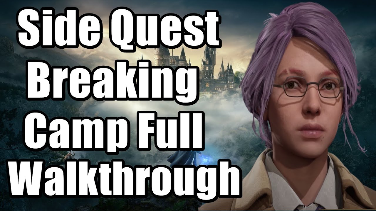 Полное прохождение побочного задания «Наследие Хогвартса» «Разрушение лагеря»