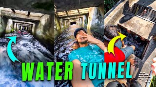 Three Guys Go into a Water Tunnel in a Refreshing Adventure