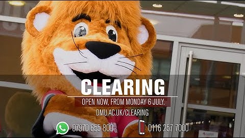 Clearing 2020 at DMU