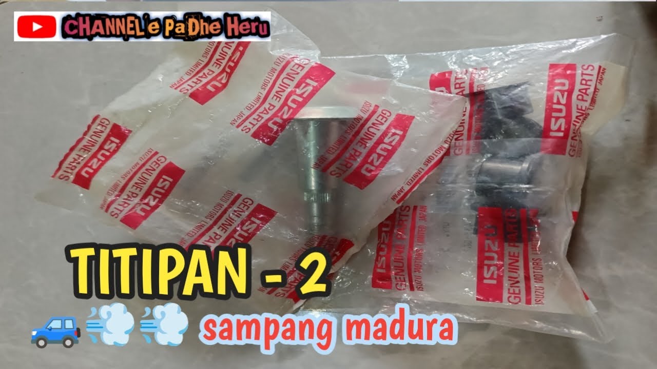 Baut payung / pintrack dan bushingnya ori isuzu japan