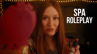 ASMR Spa Roleplay  (Layered Sounds!) | Pampering You with Aromatherapy, Facial, & Scalp/Neck Massage