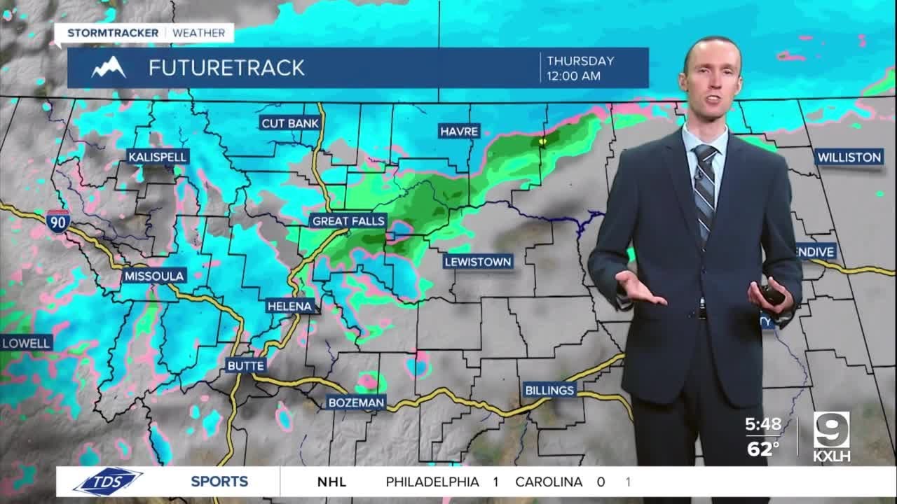 Rain and snow Wednesday night - YouTube