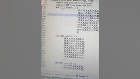 Sudoku Solver using recursion