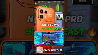 🟠 Infinix Note 60 Pro BGMI Test 🔥 90FPS Beast! 🟠 #bgmi #burncorex #shorts