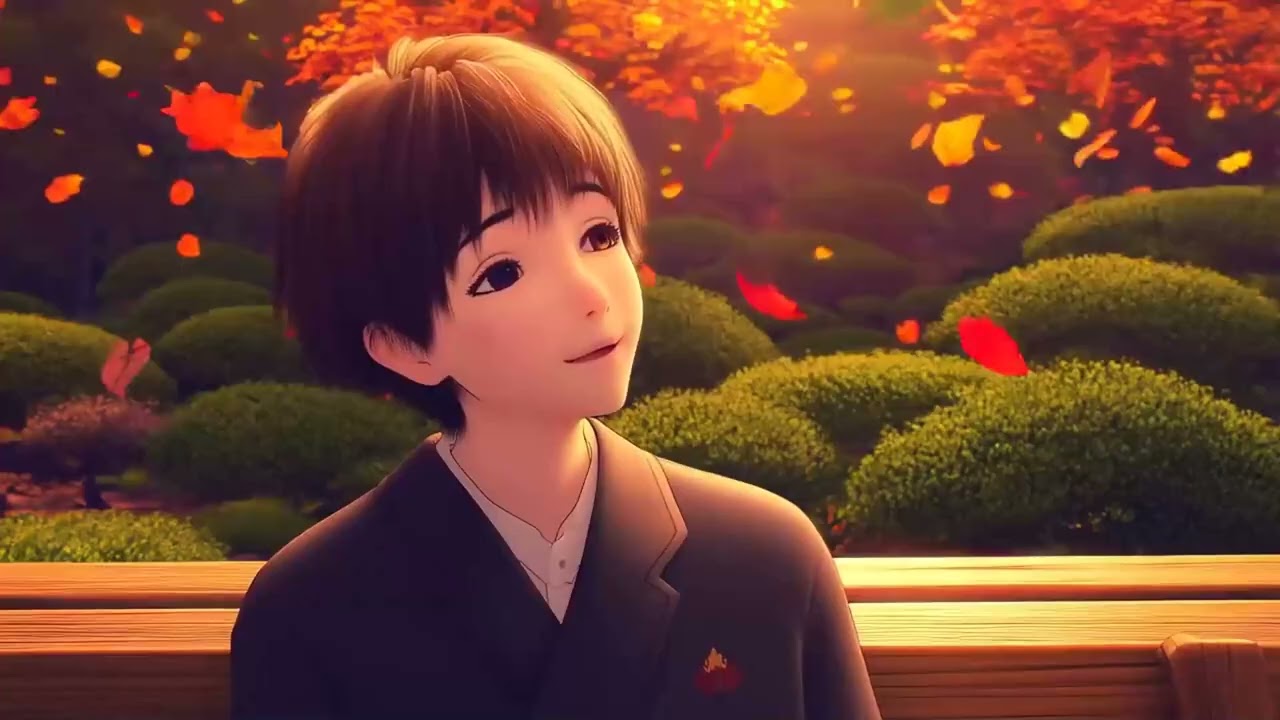 Anime Drift 🍂 Lo-fi Falling Leaves Mix