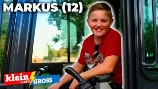 Markus Fährt Traktor Und Bagger Klein Gegen Groß