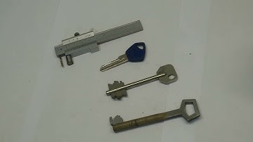 Shtangel Gauge Meter Scale Measuring Tool Ruler - How to measure a key?