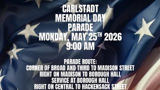 Carlstadt NJ Memorial Day Parade 2026