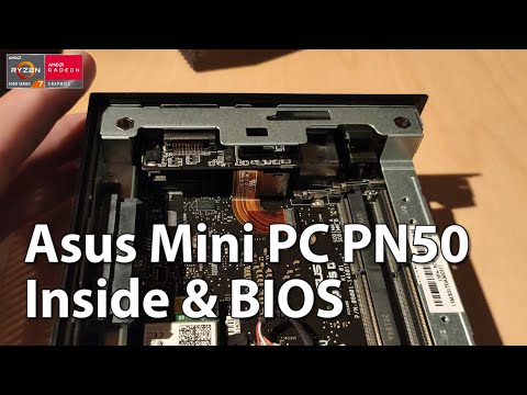 ASUS Mini PC PN50 (Ryzen 7 4800U) Review - Part 2: A Look Inside & BIOS