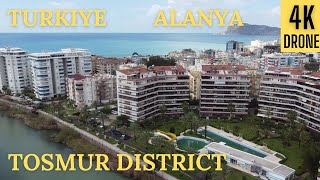 Turkiye Alanya/Tosmur district from Drone 4K