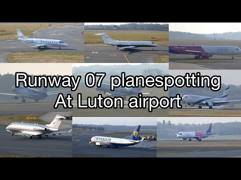 4K planespotting at Luton airport
