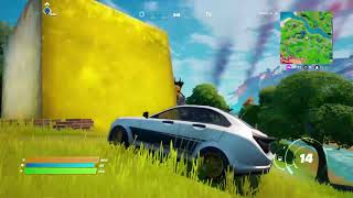 fortnite: J'ai failli me faire écraser par le cube en or screenshot 5