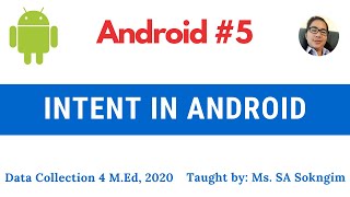 5. Intent in Android
