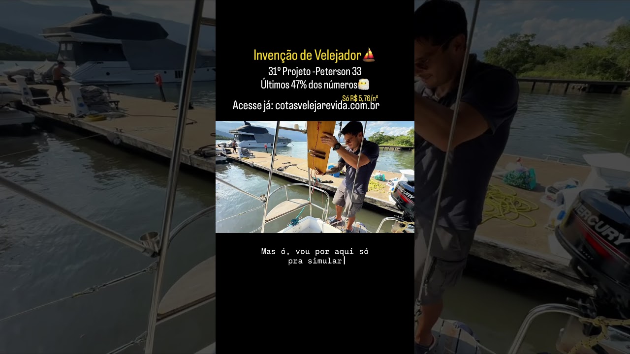 ⁣Achei muito legal essa invenção 🍖#velejarévida #peterson33 #velejar #veleiro #velejarevida