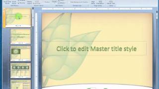 Going Green PowerPoint Template | Changing Number of Slides