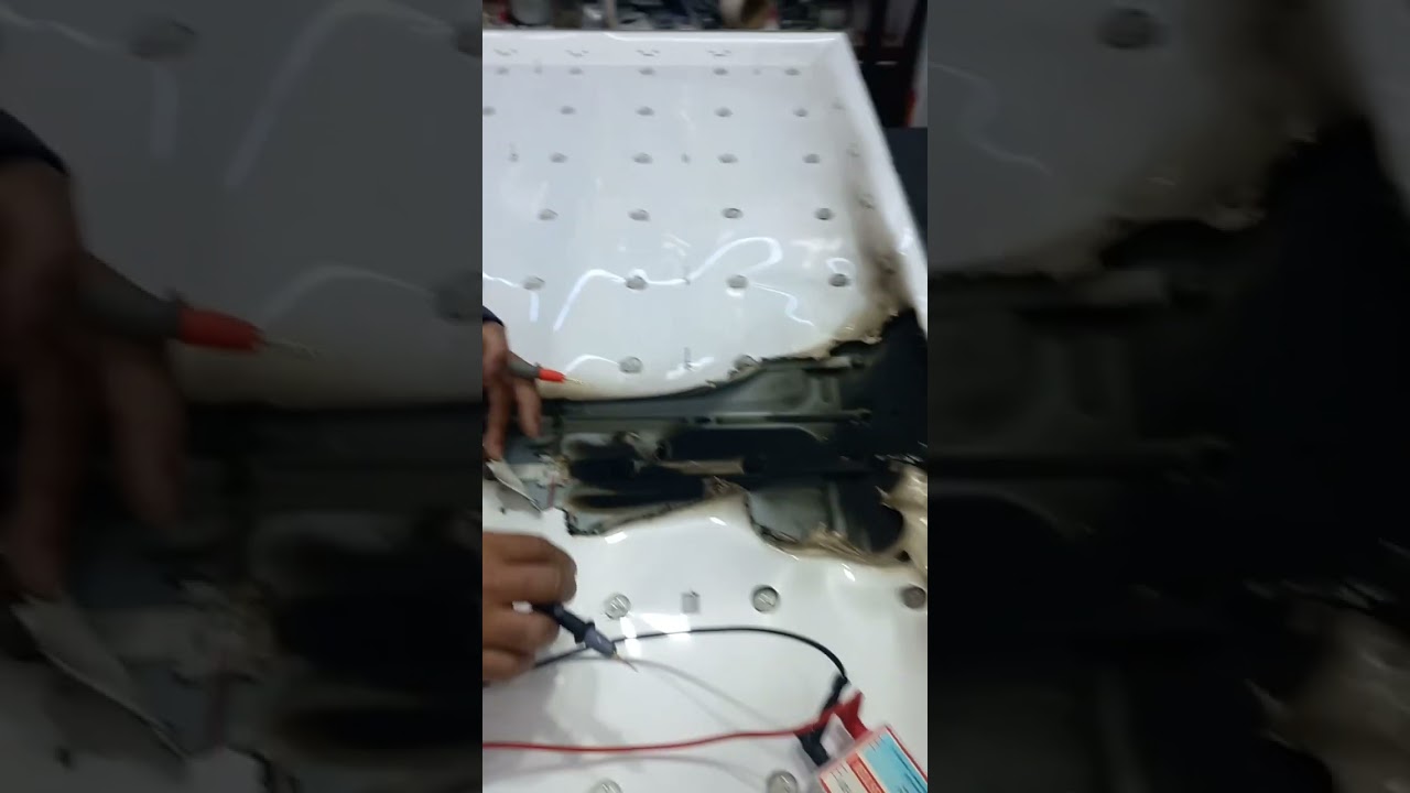 Inside fire damage LED tv backlights| | how fire destroy LED TV| LED tv strips damage by fire|