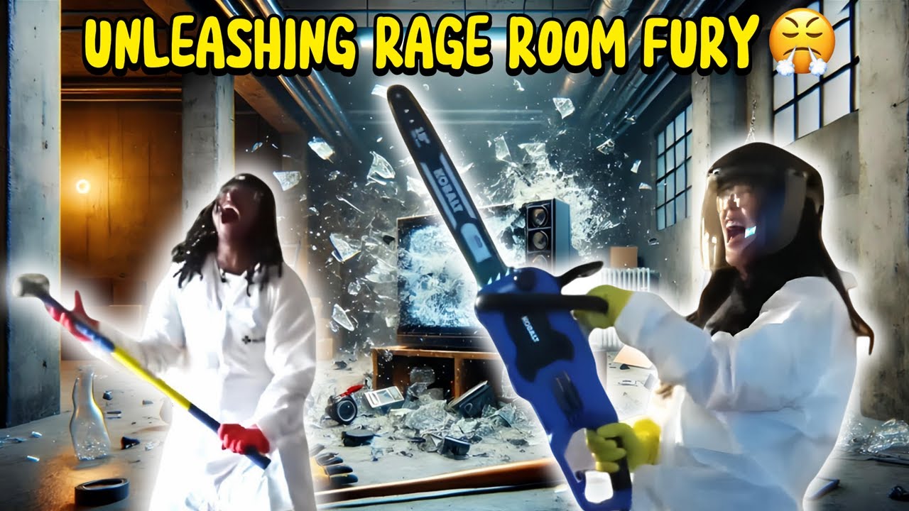 ExtraEmily и Agent устраивают безумие в комнате ярости 😤 Ломайте, кричите, повторяйте!