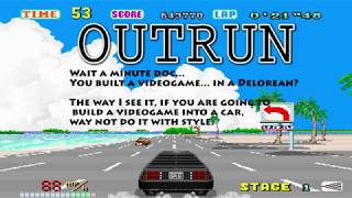 Kevin Krinn's DeLorean OutRun Arcade conversion.