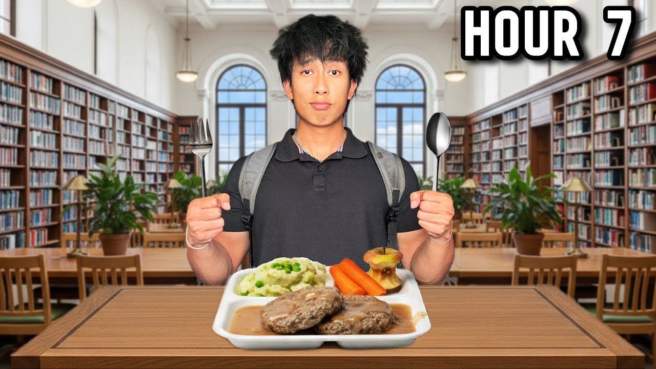 I Ate Only College Campus Food For 24 Hours