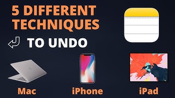 How to Undo in Notes   I Bet You Don