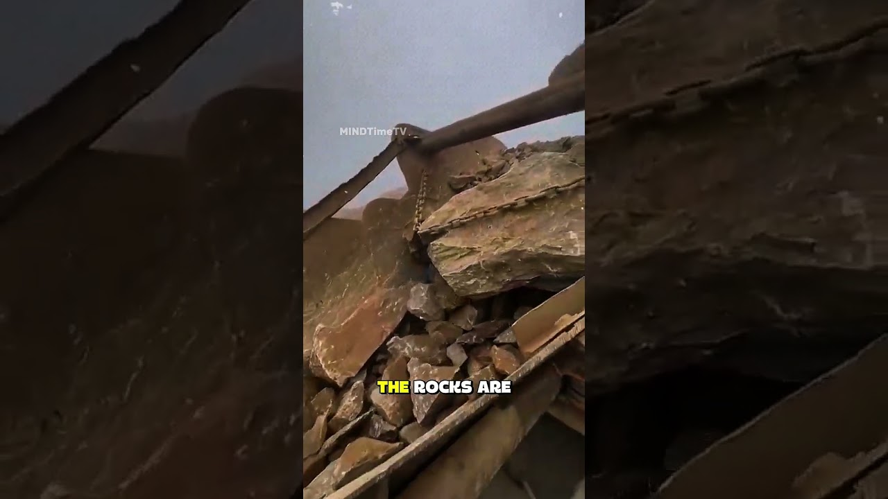 😱Hard rock crushing machine‼️