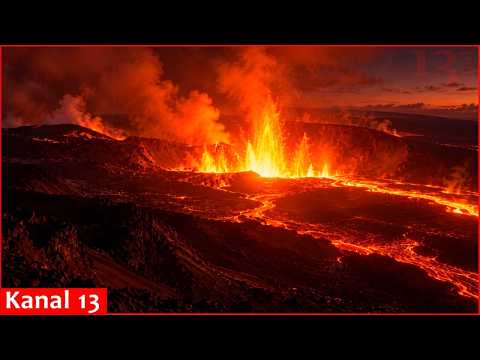 Lava rises from crater of Hawaii's Kilauea volcano as eruption resumes