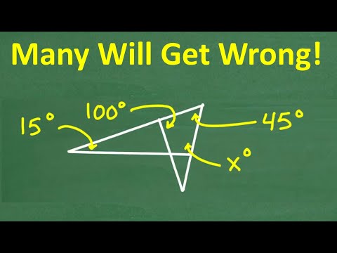 Can You Find the Missing Angle? Test Your Geometry Triangle Skills!