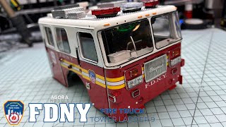 Build the FDNY Ladder 9 Fire Truck 1:24 Scale  Pack 3  Stages 1723