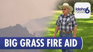 Community rallies to support ranchers as Big Grass Fire threatens livelihoods