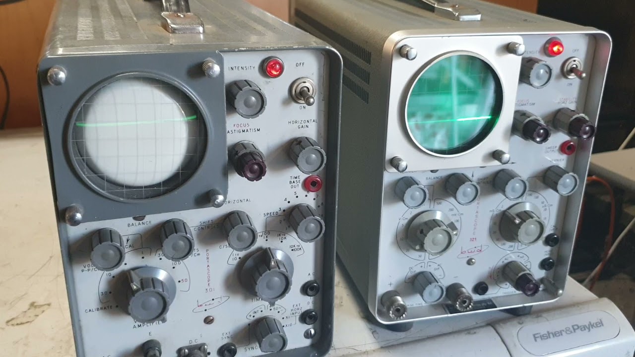 BWD 301 and BWD 321, Australian made Oscilloscopes from the 1960s. Just