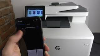 how to print on hp laserjet pro using iphone / print remotely on hp color laserjet pro