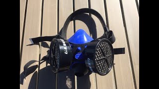 Using a cross country ski waxing mask during Covid 19