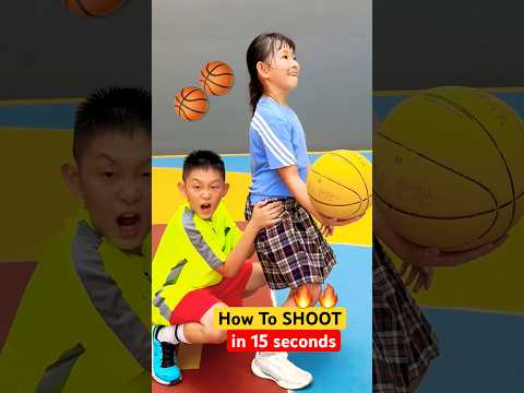 HOW TO SHOOT A BASKETBALL  in 15 SECONDS 🏀FOR BEGINNERS  #shorts #speedandagility #basketballshorts