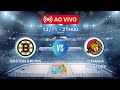 🔥React🔥 BRUINS X SENATORS - AO VIVO - NHL -  Análise e Palpites de Apostas🔥#lmasports #nhlaovivo