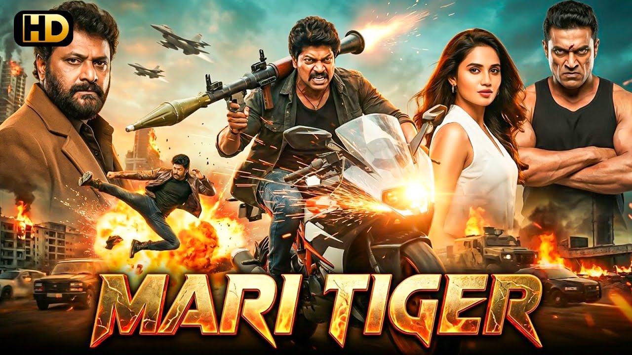 MARI TIGER - New Released Superhit Love Story South Kannada Movie Hindi Dubbed | Vinod, Teju,