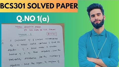 BCS301 Model Question Paper Solved Vtu |Q.No 1(a) |3rd Sem 2022 Scheme