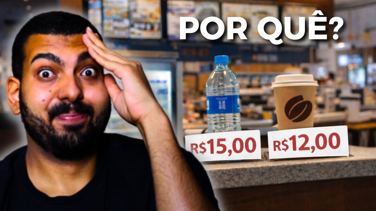 POR QUE TUDO NO AEROPORTO É TÃO CARO? A VERDADE POR TRÁS DOS PREÇOS