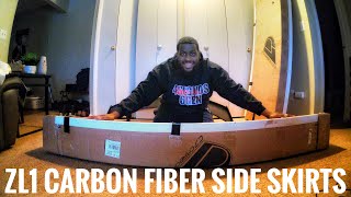 C7 Carbon | ZL1 Carbon Fiber Side Skirts for Camaro LT,SS & SS 1LE | Unboxing & Overview + More