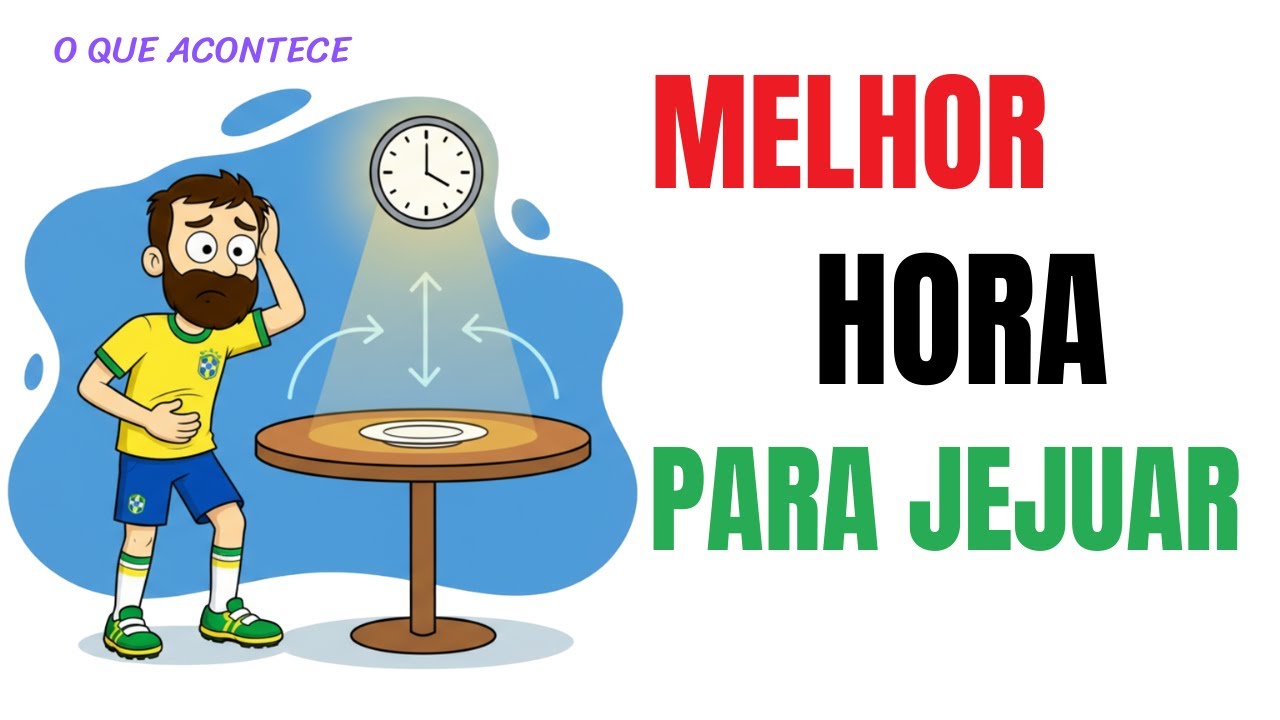 O melhor período para jejuar para perder peso e promover a autofagia (Benefícios do jejum)