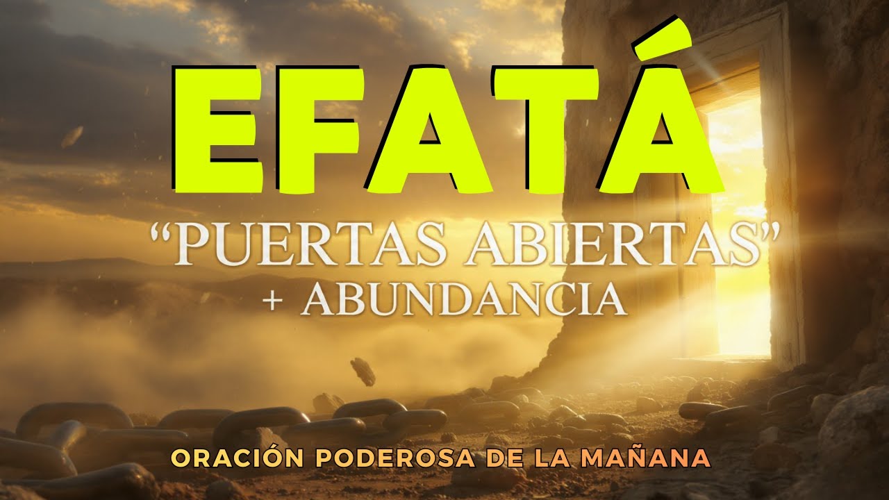 Oración de la Mañana EFATÁ: Romper Cadenas y Abrir Puertas de Provisión | Perseverancia en la Fe