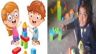 Ahmar And Arisha Prentend With Toys  Blocks | Kids Fun Game |
