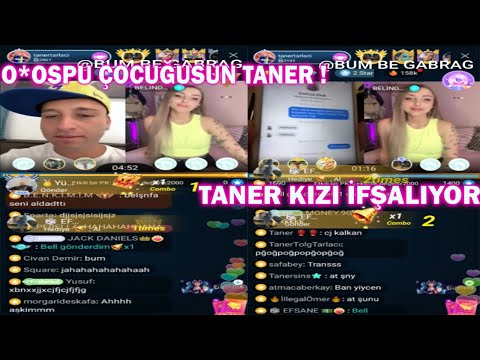 TANER TOLGA TARLACI PK ATTIĞI KIZLA KAVGA EDİP KIZI İFŞALIYOR BİGO LİVE 7 HAZİRAN